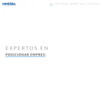 Minerbacc.com(MINERBA Comunicación Corporativa) Screenshot