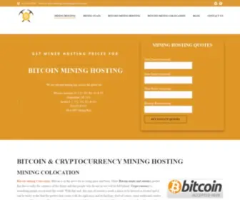 Minerhosting.net(Miner Hosting) Screenshot