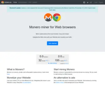 Minero.cc(Minero) Screenshot