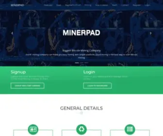 Minerpad.com(Minerpad) Screenshot