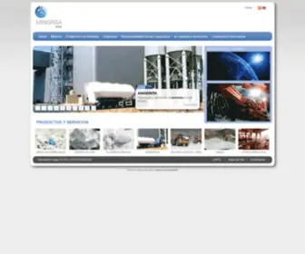 Minersa.com(Grupo Minersa) Screenshot