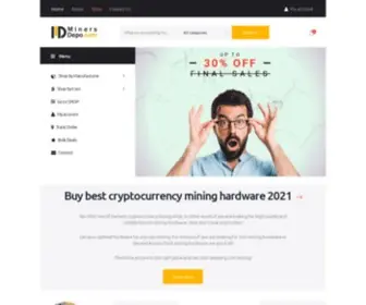 Minersdepo.com(Miners Depo) Screenshot