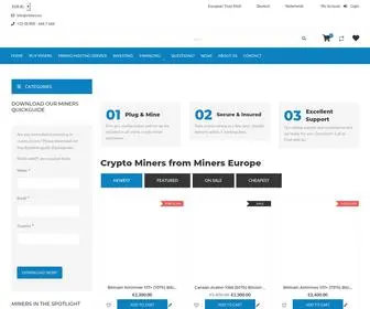 Miners.eu(Website Under Maintenance) Screenshot