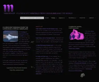 Minershop.com(Fluorescent Rocks and Mineral Rarities) Screenshot