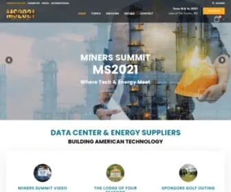 Minerssummit.com(Miners Summit) Screenshot