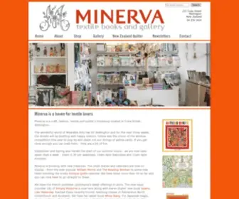 Minerva.co.nz(Minerva is a haven for textile lovers) Screenshot