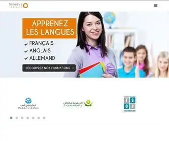 Minerva.tn(Cabinet de formation continue en Tunisie) Screenshot