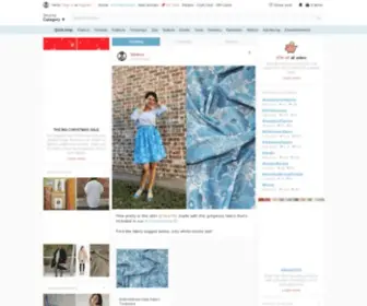 Minervacrafts.com(Fabric, Knitting, Crafts) Screenshot