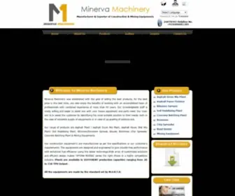 Minervaet.com(Asphalt Drum Mix Plant) Screenshot