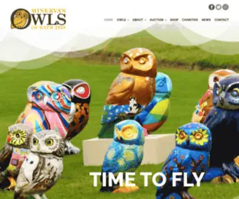 Minervasowls.org(Minerva’s Owls Bath Sculpture Trail) Screenshot