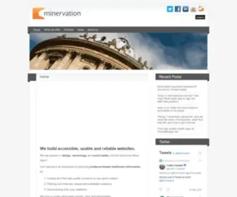 Minervation.com(Evidence-based healthcare websites from Minervation in Oxford Minervation) Screenshot