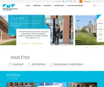 Mines-Albi.fr(IMT Mines Albi) Screenshot
