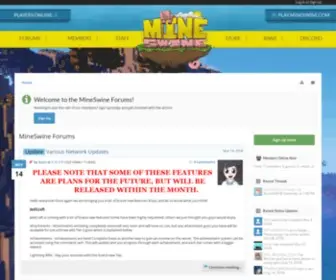 Mineswine.com(The Ultimate Mine Swine) Screenshot