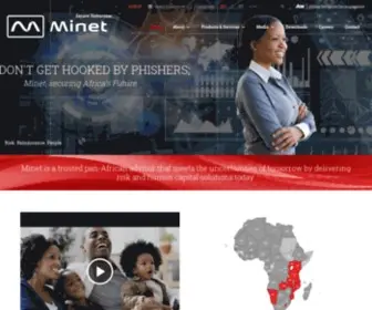 Minet.com(Secure Tomorrow) Screenshot