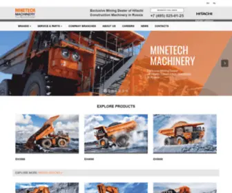 Minetechmachinery.com(MineTech Machinery) Screenshot