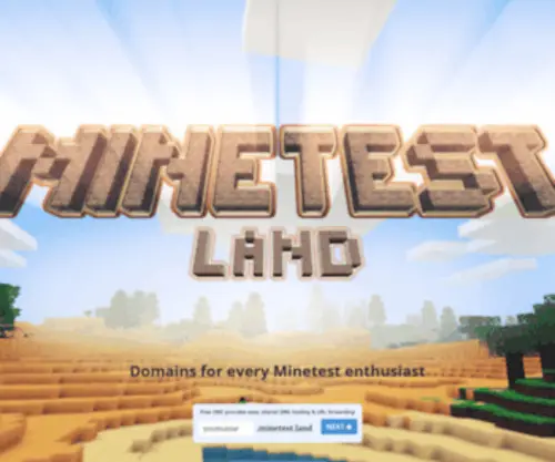 Minetest.land(Minetest land &hyphen) Screenshot