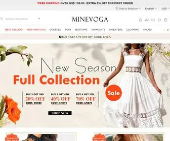 Minevoga.com(Dresses, Shoes and Accessories On Sale Today) Screenshot