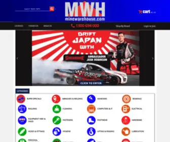 Minewarehouse.com(Tradie tools) Screenshot