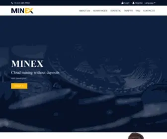 Minex.world(The easiest way to mine cryptocurrency) Screenshot