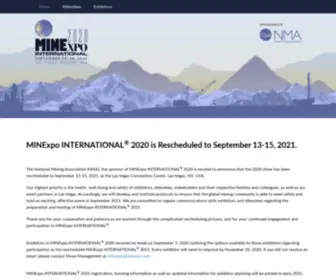 Minexpo.com(MINExpo INTERNATIONAL) Screenshot