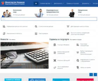 Minfin-PMR.org(Главная страница) Screenshot