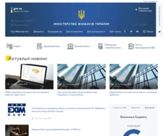 Minfin.gov.ua(Міністерство) Screenshot