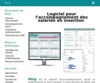 Ming-Demo.org(Structure d'insertion par l'activité économique) Screenshot