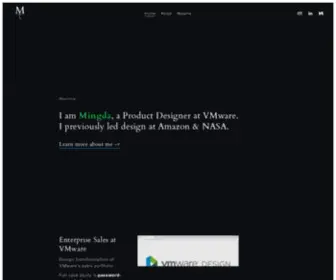 Mingda-Tang.com(Mingda's design portfolio. Expression) Screenshot