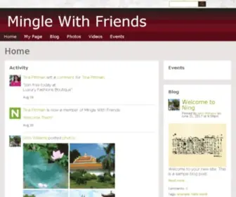 Minglewithfriends.com(Mingle with friends) Screenshot