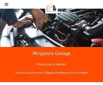 Mingotors.com(Servicio Automotriz) Screenshot