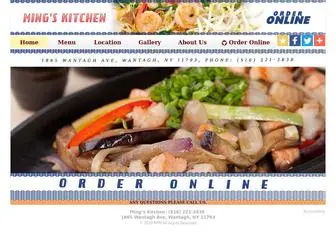 Mingskitchenny.com(Ming’s Kitchen) Screenshot