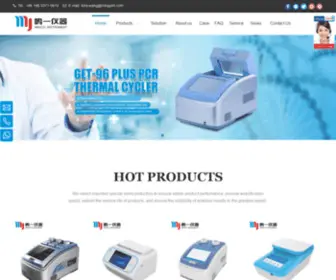 Mingyint.com(PCR System Supplier) Screenshot