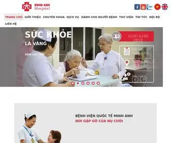 Minhanhhospital.com.vn(BỆNH) Screenshot