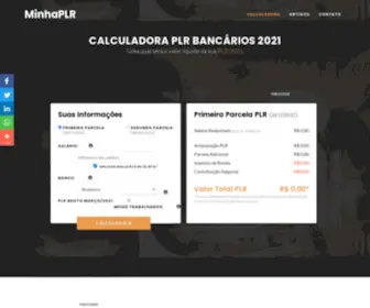 Minhaplr.com.br(Calculadora PLR Bancários 2022) Screenshot