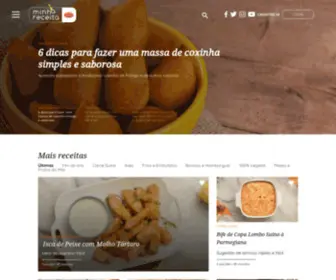 Minhareceita.com.br(Minha Receita Seara) Screenshot