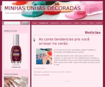 Minhasunhasdecoradas.com(Unhas Decoradas Passo a Passo) Screenshot