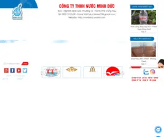 Minhducwater.com(NƯỚC MINH ĐỨC) Screenshot