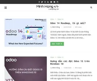 Minhhong.info(Là nơi tổng hợp và chia sẻ tất cả các kiến thức về Odoo) Screenshot