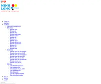 Minhlongchem.com.vn(Công) Screenshot