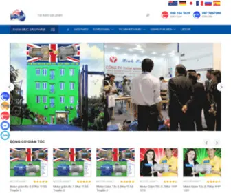 Minhmotor.com(MINHMOTOR là một trong những nhà phân phối hàng đầu Việt Nam về Motor điện) Screenshot