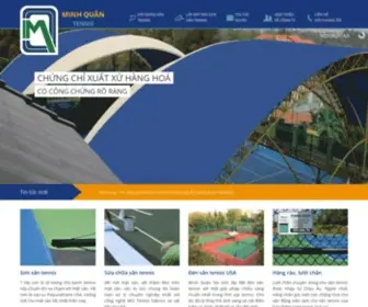 Minhquantennis.com.vn(Xây dựng sân tennis) Screenshot