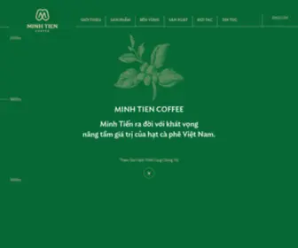 Minhtiencoffee.com(Cà phê nguyên chất) Screenshot