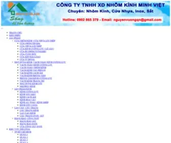 Minhvietglass.com(Trang ch) Screenshot