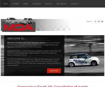 Mini-Cross.co.uk(Home of the Minicross Driver's Association) Screenshot