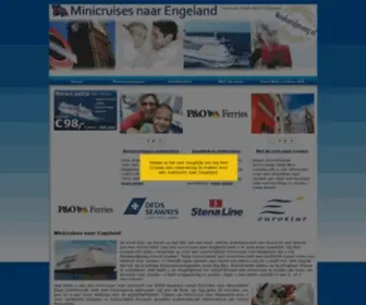 Mini-Cruises.info(Minicruises naar Engeland) Screenshot