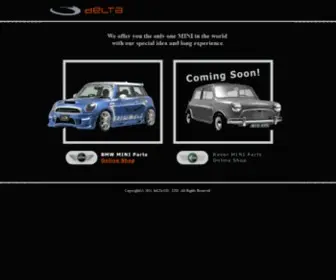 Mini-Delta.com(MINI Cooper Special Shop for BMW MINI and Classic MINI at DELTA CO) Screenshot