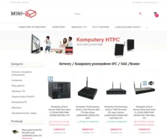 Mini-ITX.com.pl(Sklep Komputerowy Mini ITX) Screenshot