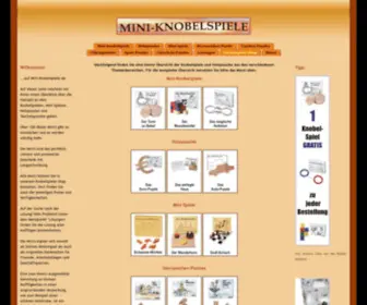 Mini-Knobelspiele.de(Willkommen auf) Screenshot
