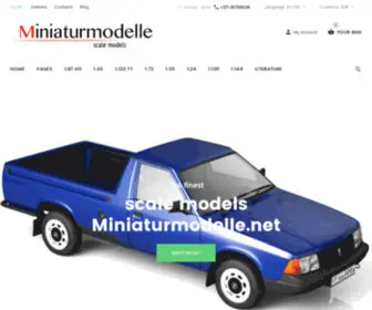 Miniaturmodelle.net(Miniaturmodelle scale models) Screenshot