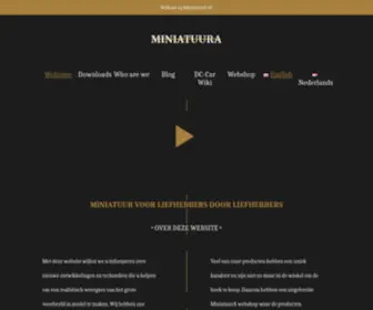 Miniatuura.nl(Miniatuura) Screenshot